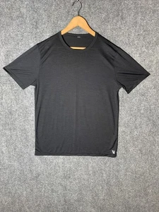 Camisa Vuori Para Hombres Mediana Negra Rendimiento Camiseta Cuello Redondo Manga Corta Atlética - Imagen 1 de 12