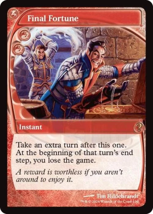 MTG English Final Fortune (Future Sight) NM Foil Mystery Booster 2 - Image 1 of 1