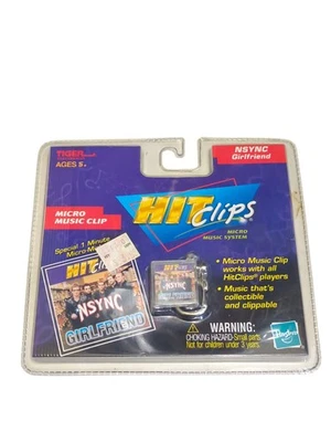 Tiger Hit Clips NSYNC "Girlfriend" Micro Personal Music New Sealed 2001  - Image 1 of 4