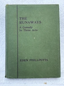1928 1st Ed Eden Phillpotts The Runaways - HB in DJ - excellent - all to charity - Bild 1 von 4