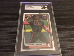 2024 Bowman Eloy De La Cruz RC #22  SGC 10 #3932397 - Picture 1 of 3