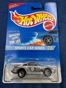 1995 Hot Wheels Sports Car Series #1 of 4 Porsche 930 Silver Baseball - Bild 1 von 2