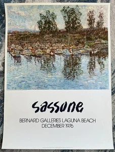 Marco Sassone 1981-Bernard Galleries Laguna Beach 1976 - Imagen 1 de 6