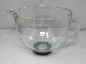 5 QT Glass Mixer Bowl replaces KitchenAid - W10154769 - Picture 1 of 7
