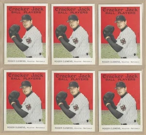 Lot of (6) 2004 Topps Cracker Jack ROGER CLEMENS #74 Astros FREE/FAST SHIPPING - Picture 1 of 1