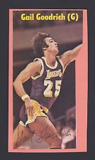 Gail Goodrich Autographed 3x5 Small Color photo cut from Magazine Lakers