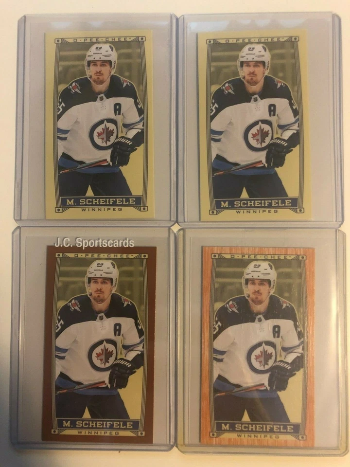 19-20 OPC O-PEE-CHEE #C-31 MARK SCHEIFELE LOT (5) Mini Caramel Wood Border Blank - Image 1 of 2