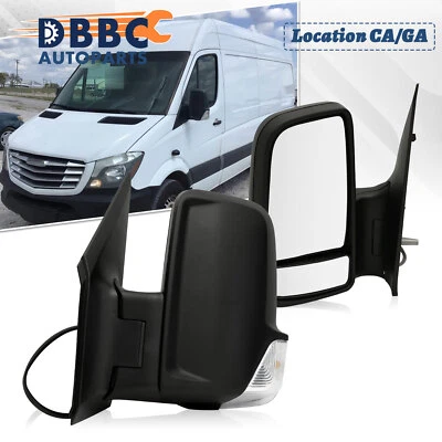 Left Side Mirror For 2006-2008 Mercedes Freightliner Dodge 2500 3500 Sprinter - Image 1 of 4