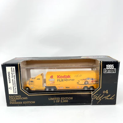 NASCAR Racing Champions 1995 Kodak #4 Sterling Marlin Die Cast 1:87 Transporter - Image 1 of 4