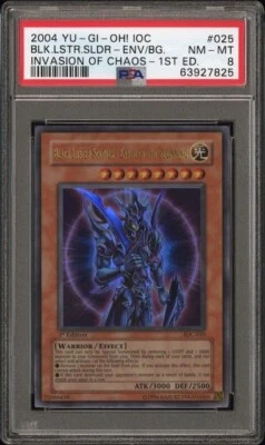 NM-MT PSA 8 Black Luster Soldier - Envoy of the Beginning IOC-025 1st Edition - Image 1 of 2