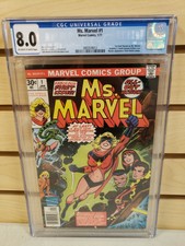 Ms. Marvel #1 1977 MARVEL Comics 1st Carol Danvers as Ms. Marvel CGC 8.0