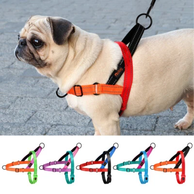 No Pull Dog Harness Padded Reflective Adjustable Pet Vest with Control Handle - Image 1 of 4