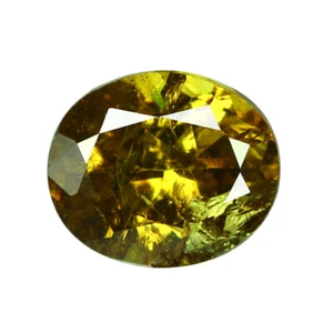 0,84 quilates exquisito perfecto ovalado 5,7 x 4,9 mm verde ruso natural demantoide - Imagen 1 de 5