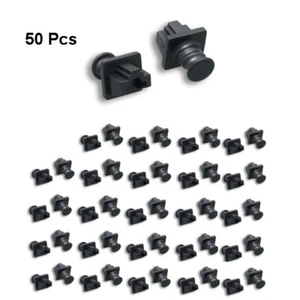 50pz RJ45 Copripolvere Protettore Antipolvere Sporcizia CAT5e/6/6A Jack di rete Ethernet - Foto 1 di 1