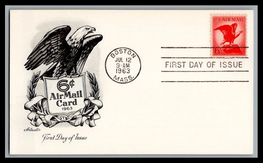 US FDC # C67 6c Eagle    1963, 9p892 - Image 1 of 1