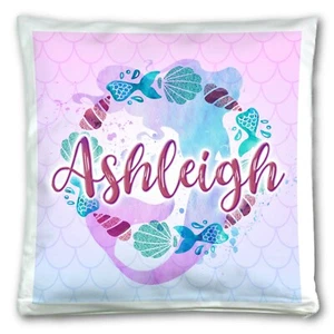 Personalised Any Name Mermaid Cushion Cover Gift Sister Daughter Sofa Pillow - Picture 1 of 1