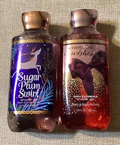 Lot of 2 Holiday 10 oz Shower Gel Body Wash BATH & BODY WORKS - Picture 1 of 2