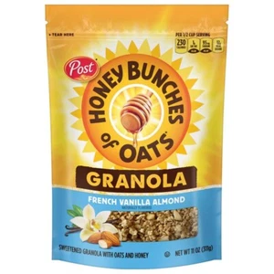 Honey Bunches of Oats French Vanilla Almond Granola Cereal with Whole Grains, 11 - Picture 1 of 3