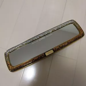 DAD Garson Luxury Mirror Gold Gradation Gold Frame Swarovski VIP Car Interior - Bild 1 von 13