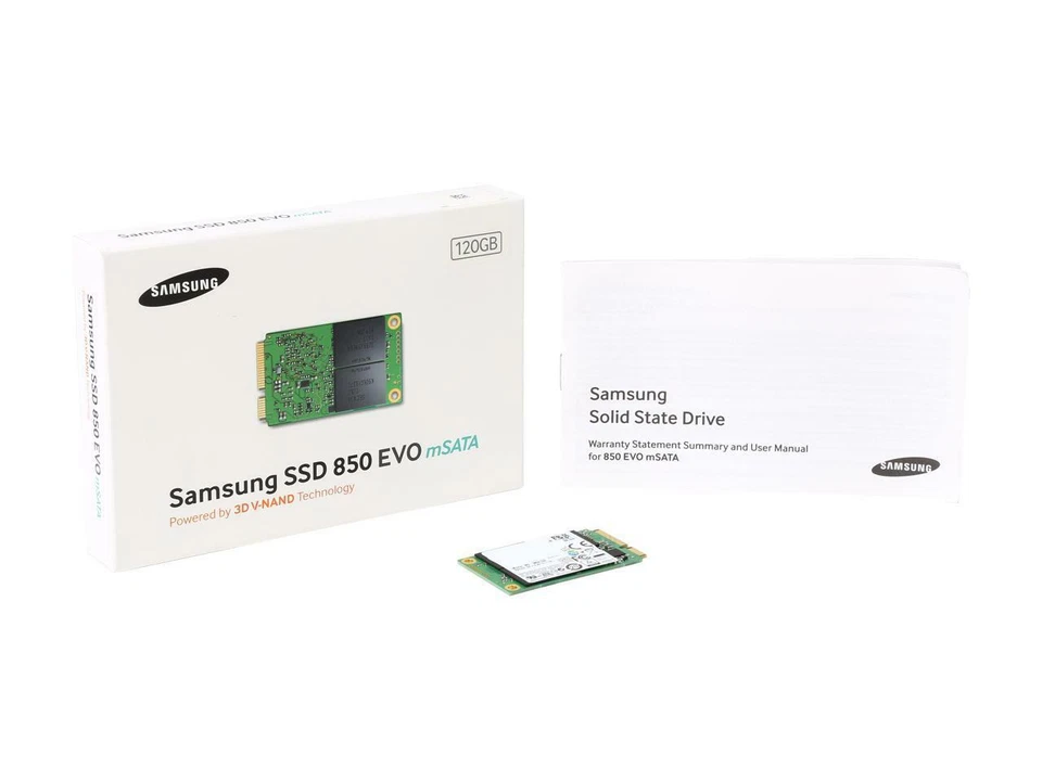 SAMSUNG SSD 850 EVO mSATA 120GB SATA III MZ-M5E120BW solid state drive - Image 1 of 1