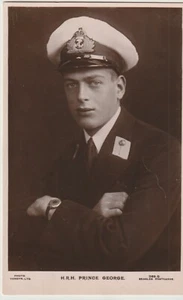 RPPC H.R.H. CARTOLINA PRINCIPE GIORGIO J. Beagles & Co. Vintage - Foto 1 di 2