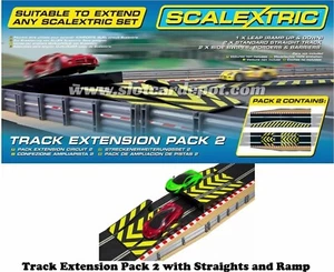 Scalextric Track Extension Pack 2 With Straights, Ramp, Swipes & Barriers C8511 - Picture 1 of 7