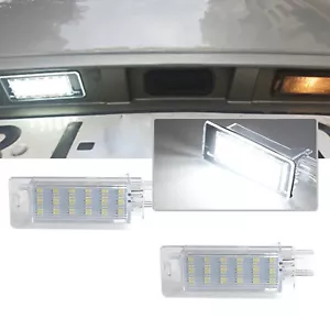 2pcs For Renault Espace Duster Laguna Scenic LED License Number Plate Light Lamp - Picture 1 of 8