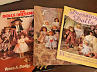 Doll Clothes Dress Pattern, Making, Book Lot of 3