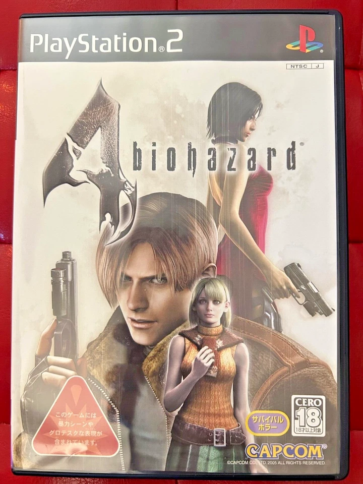 Resident Evil 4 Biohazard PlayStation 2 в коробке *японский импорт регион заблокирован PS2 - Изображение 1 из 4