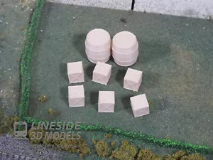 Barriles y cajas cuadradas de whisky 8 x escala 1:48 escala O (LS3010) modelo impreso en 3D - Imagen 1 de 4