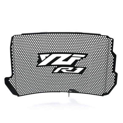Motorcycle Black Front  Aluminium Radiator Guard Fit For Yamaha YZF R1 2015-2024 Foto 1 de 4