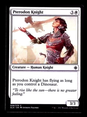 Pterodon Knight Magic the Gathering Creature Human Knight Common Ixalan - Image 1 of 2