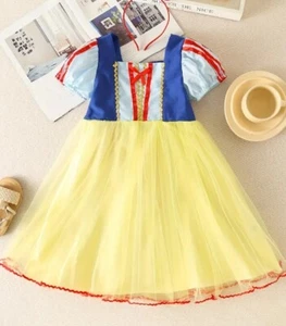 NEW Princess Snow White Dress Girls Halloween Costume - Picture 1 of 7