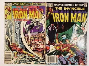 Iron Man #161 + 162 1982 Moon Knight  (B) - Imagen 1 de 11