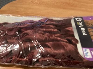 Darling Empress Magenta60” Loose Pre stretch Curly Braids Extension 320g Premium - Foto 1 di 17