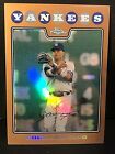 Robinson Cano 2008 Topps Chrome Copper Refractor Parallel Card #D /599 Yankees