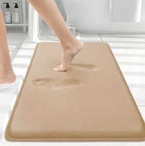 Memory Foam Bath Mat 30" x 20" Extra Soft Absorbent Bathroom Rugs Non Slip Ba... - Picture 1 of 9