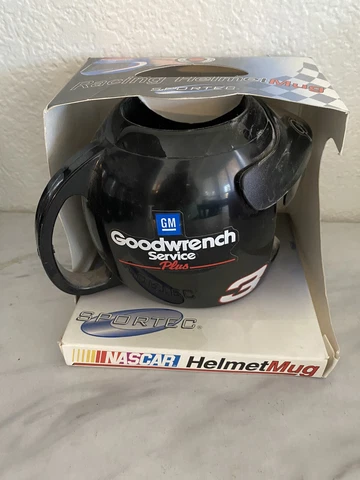 Dale Earnhardt Helmet Mug #3 Goodwrench Black Nascar Cup New Cover