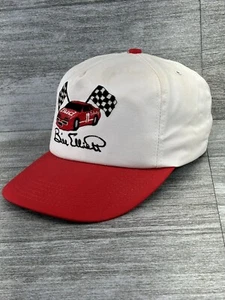 VTG Bill Elliott Bud King Of Beers USA Made Snapback Trucker Hat OSFA 1994 90s - Picture 1 of 24