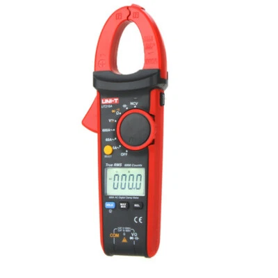 UNI-T UT216A T-RMS Digital Clamp Meter AC DC Voltmeter NCV Ohm Cap Diode Tester - Image 1 of 4