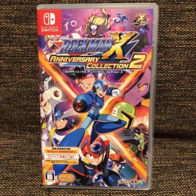 Nintendo Switch Rockman X Anniversary Collection 2 Megaman Video Game Japan  - Image 1 of 2