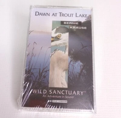 Bernie Krause Dawn At Trout Lake Cassette 1994 Wild Sanctuary Music New - Image 1 of 3