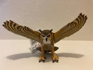 Safari Limited Great Horned Owl Plastic Figures - WITH TAGS Bird figure - Picture 1 of 23