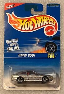 1996 Hot Wheels BMW 850I (5 Spoke) Collector #498 - New / Sealed
