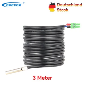 Epever Temperaturfühler Solar-Regler Digital Thermosensor Wasserdicht Kabel 3M - Bild 1 von 6
