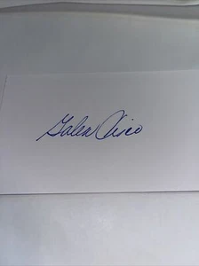 Galen Cisco 1962 New York Mets Signed 3x5 index - Picture 1 of 1