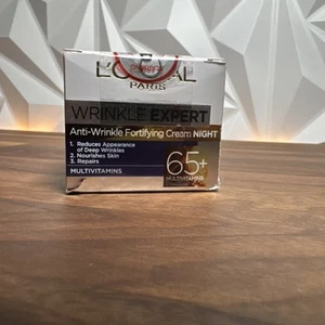 L'Oreal Wrinkle Expert Anti-Wrinkle Fortifying Cream / Night Cream 65+ - 50ml - Picture 1 of 3