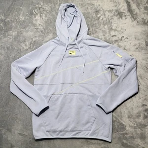 Sudadera con Capucha Nike Para Mujer Pequeña Azul Claro Pullover Bolsillos con Cordón Dri Fit Active - Imagen 1 de 16