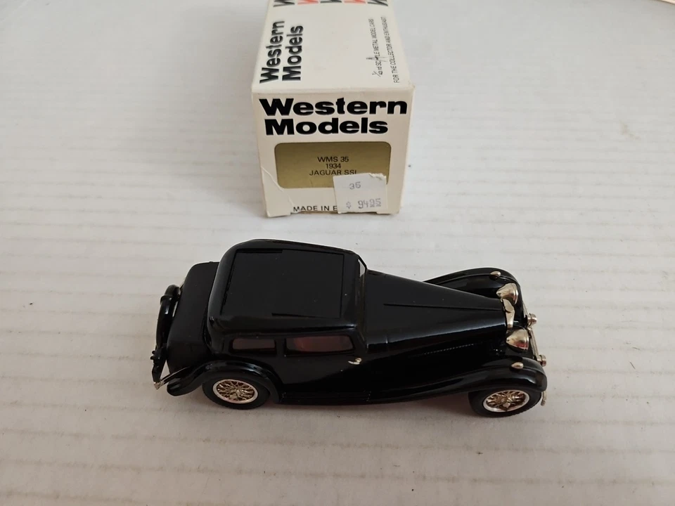 1/43 Western Models 1934 Jaguar SSI  #WMS 35 Diecast Black - Image 1 of 4