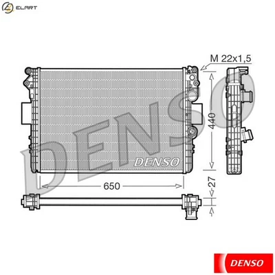 RADIATOR ENGINE COOLING DRM12002 FOR IVECO DAILY/III/Van/Platform/Chassis 2.8L - Image 1 of 4